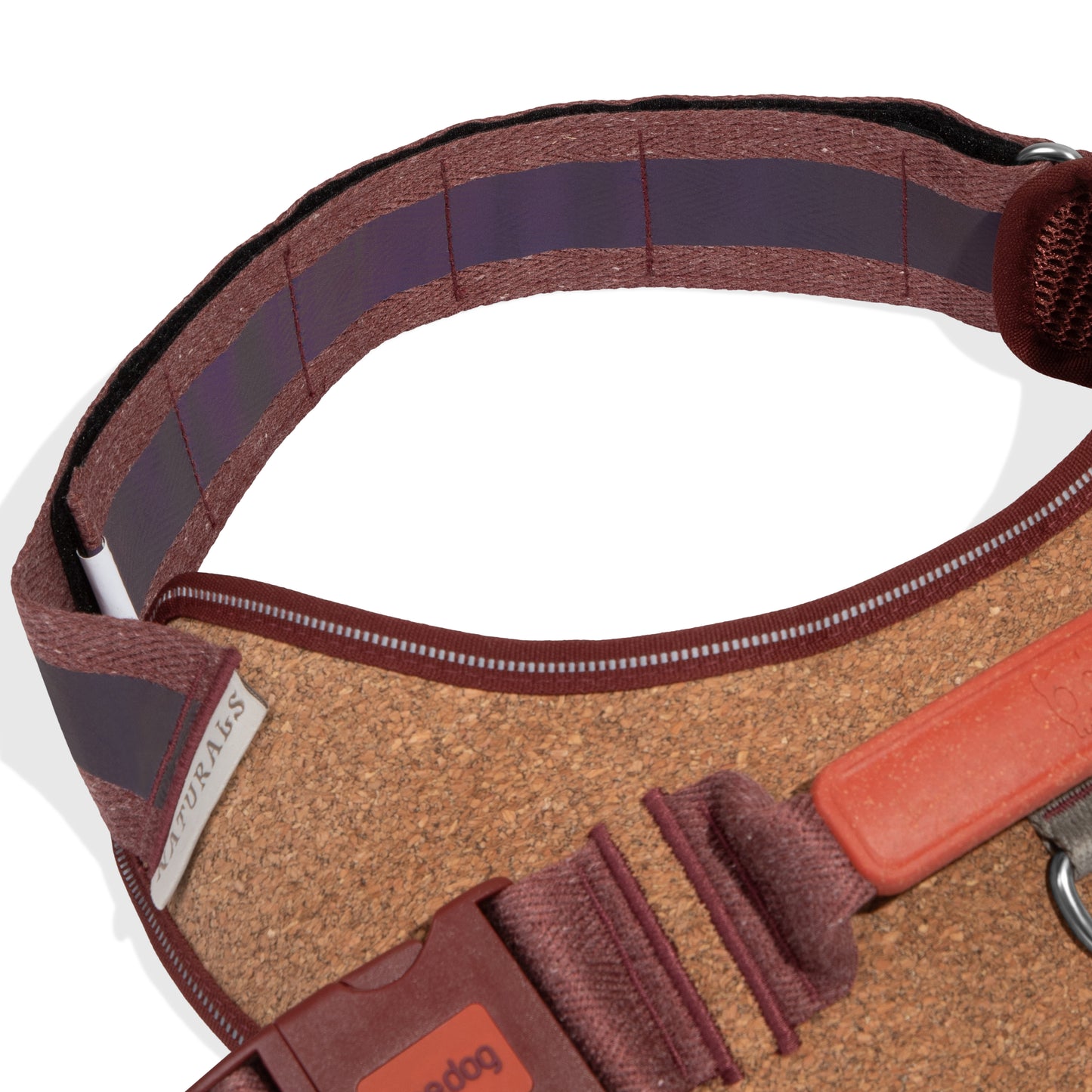 Harness with Handle - Flyharness Naturals 2.0 Cocoa