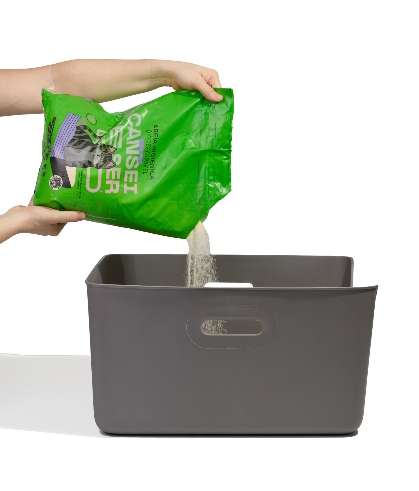 Arenero para Gato Gris CDSG