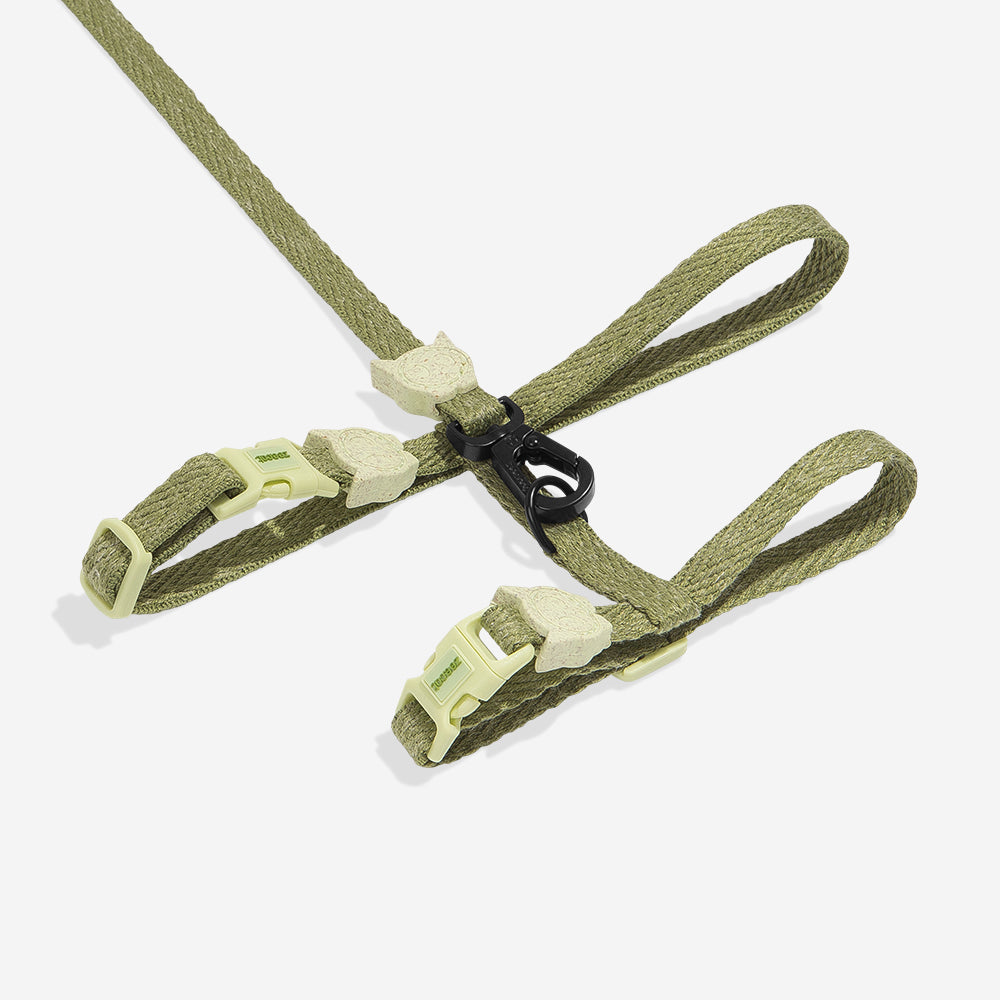 Moss Cat Harness and Leash Set