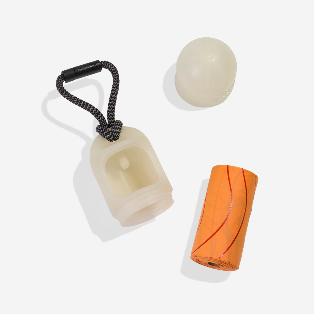 Poop Bag Dispenser 2.0 phosphorescent