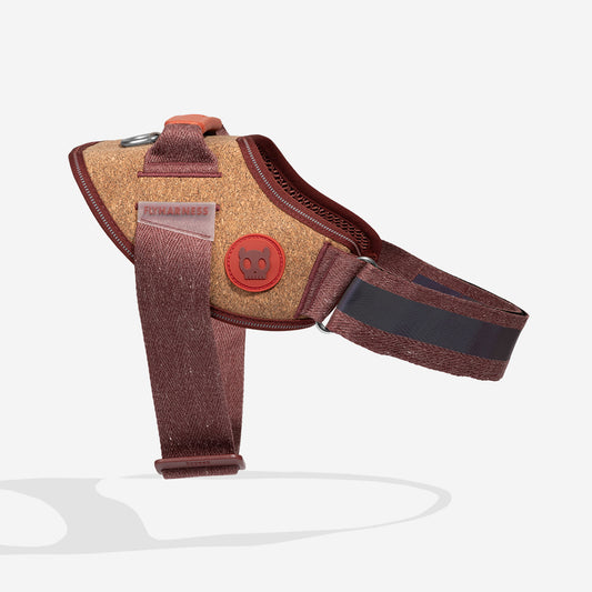 Harness with Handle - Flyharness Naturals 2.0 Cocoa