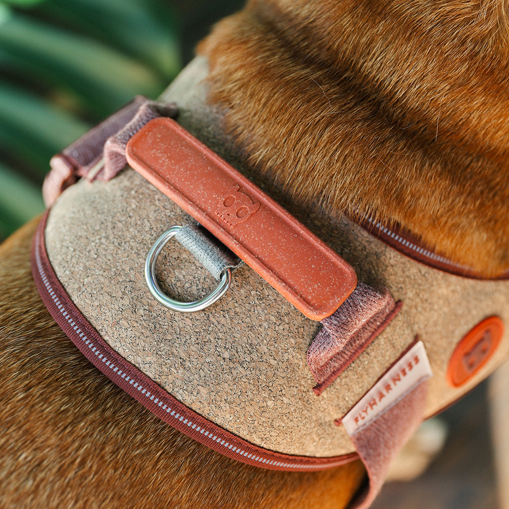 Pettorina con Maniglia - Flyharness Naturals 2.0 Cocoa