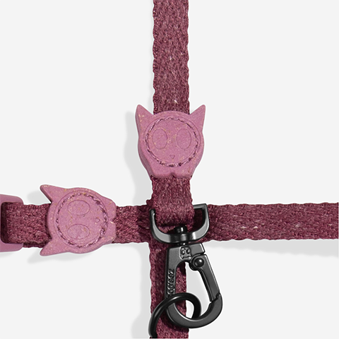 Set Pettorina e Guinzaglio Gatto Naturals 2.0 Hibiscus