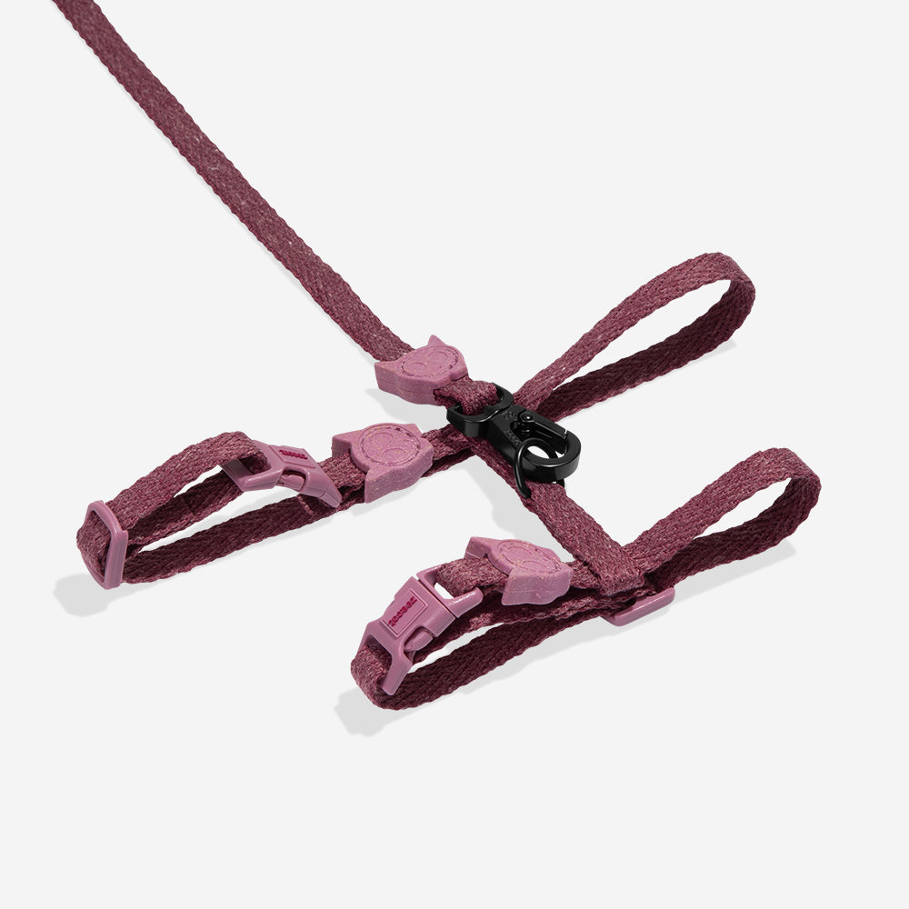 Set Pettorina e Guinzaglio Gatto Naturals 2.0 Hibiscus