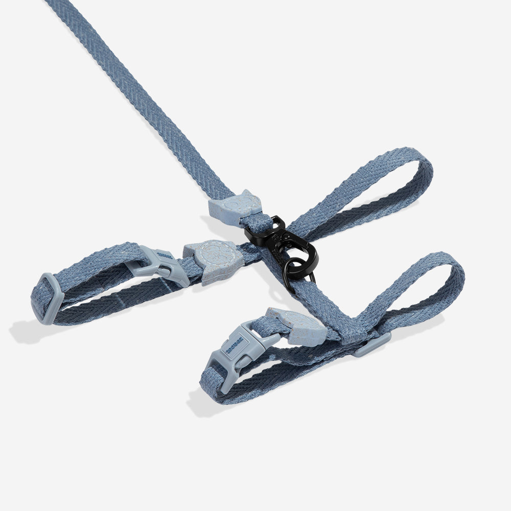 Set Pettorina e Guinzaglio Gatto Naturals 2.0 Marine