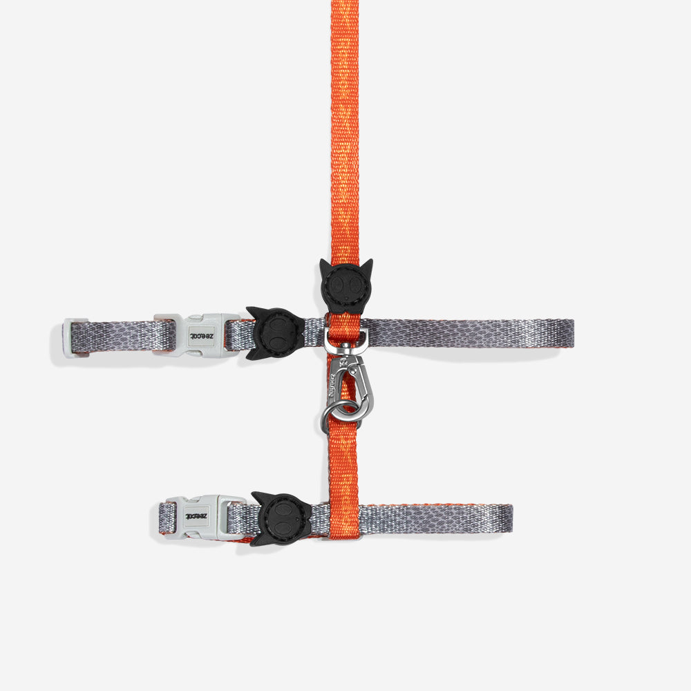 Reebok Suede cat harness and leash set