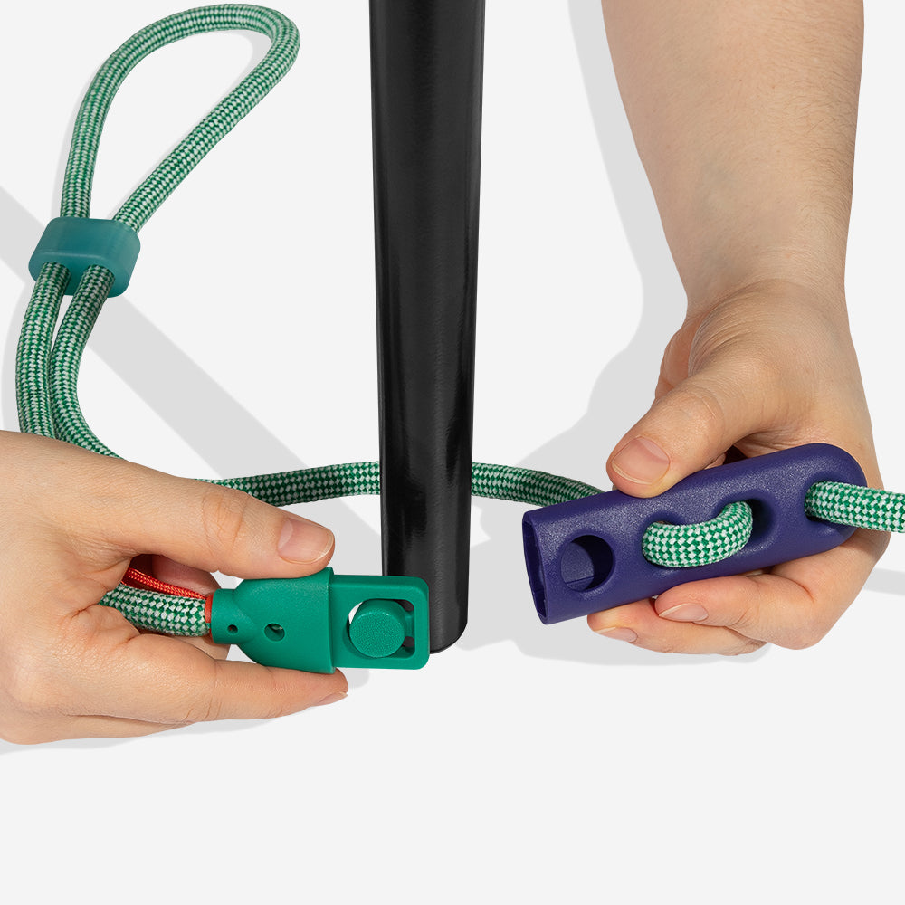Guinzaglio Mani Libere Velvet Vibes Vert