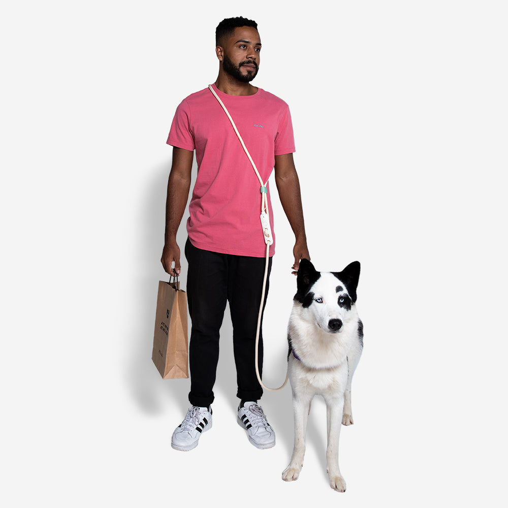 Hands Free Leash Vanilla