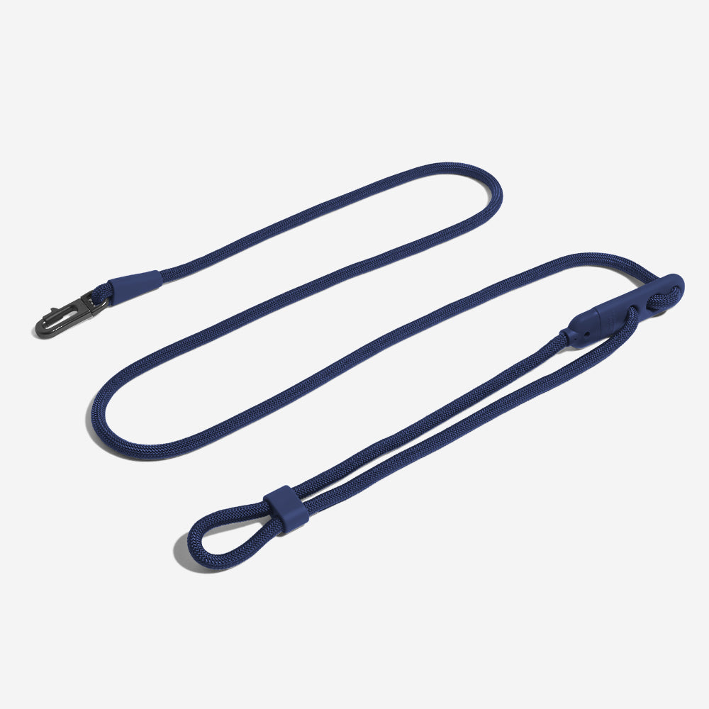 Hands Free Leash Deep Blue